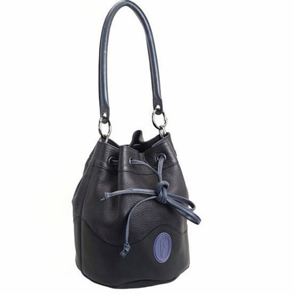 John Fluevog Jocelyn Leather Bucket Bag - Picture 1 of 14